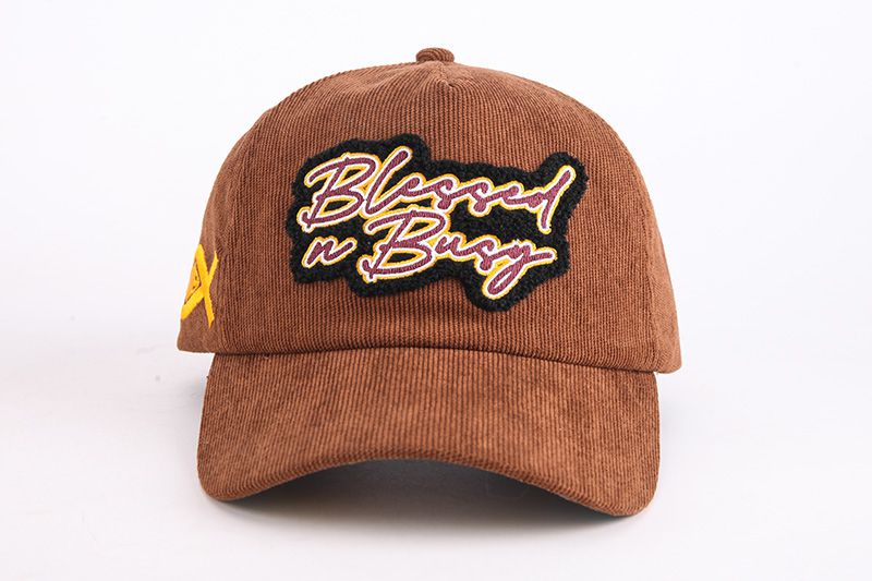 Blessed n Busy Corduroy Caps