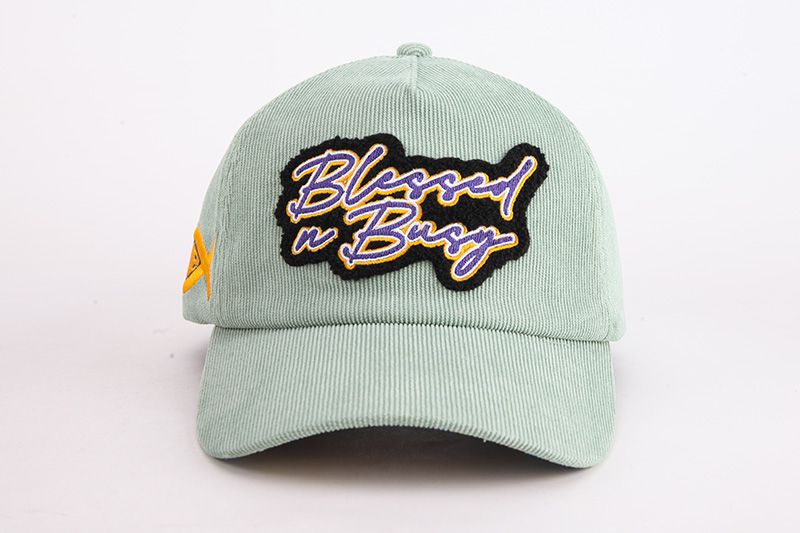 Blessed n Busy Corduroy Caps