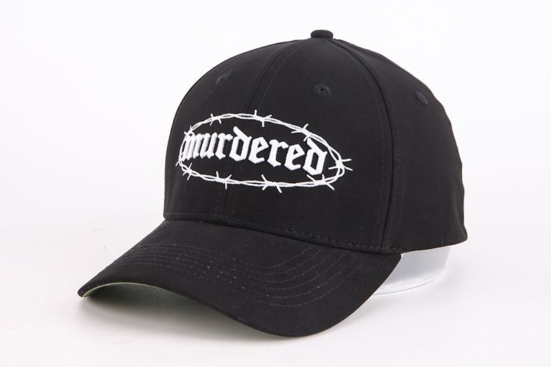 Barbed Wire "Murdered" Fitted Caps