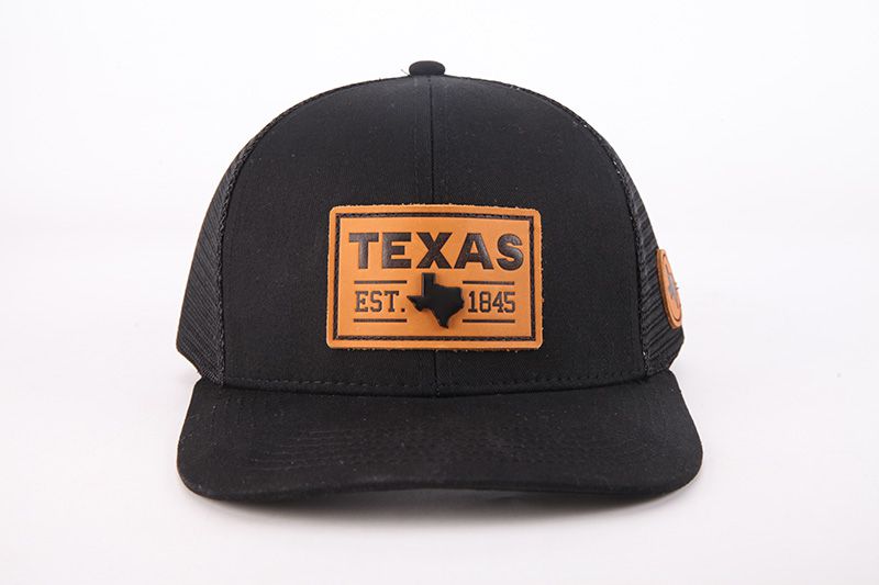 Texas Leather Patch Mesh Cap