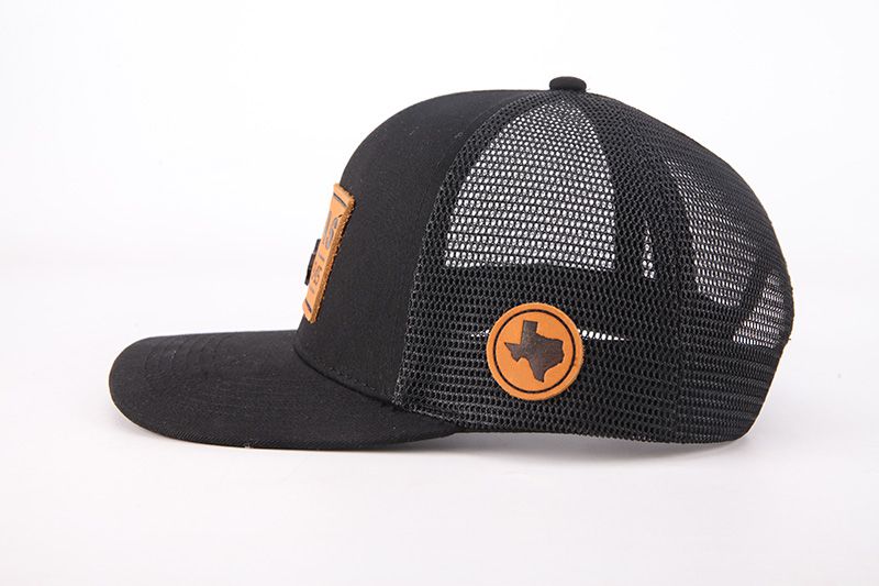 Texas Leather Patch Mesh Cap