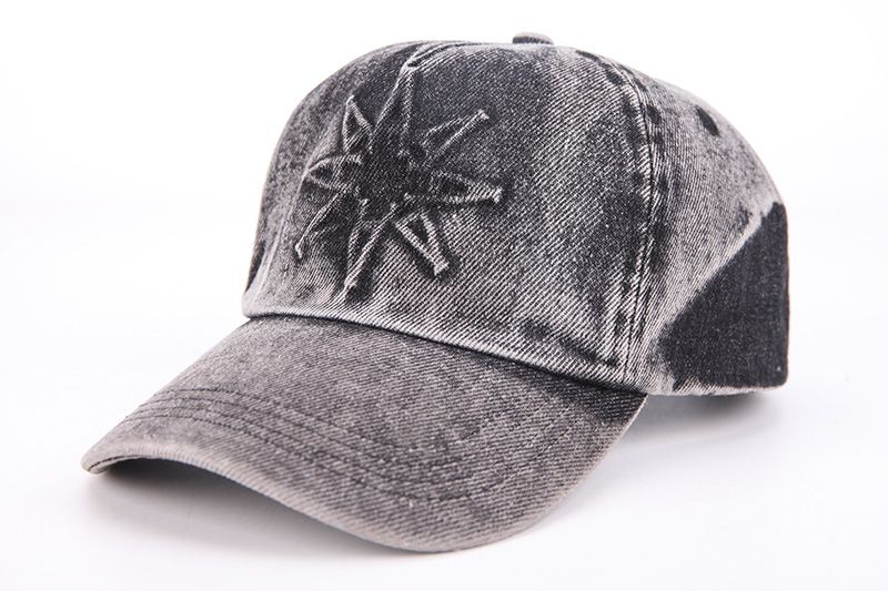 Distressed Denim Dad Hat