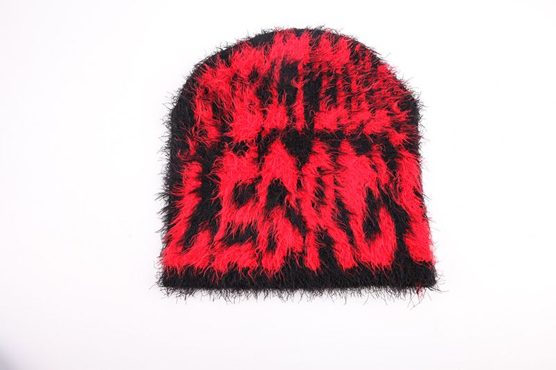 Fuzzy Jacquard Beanie