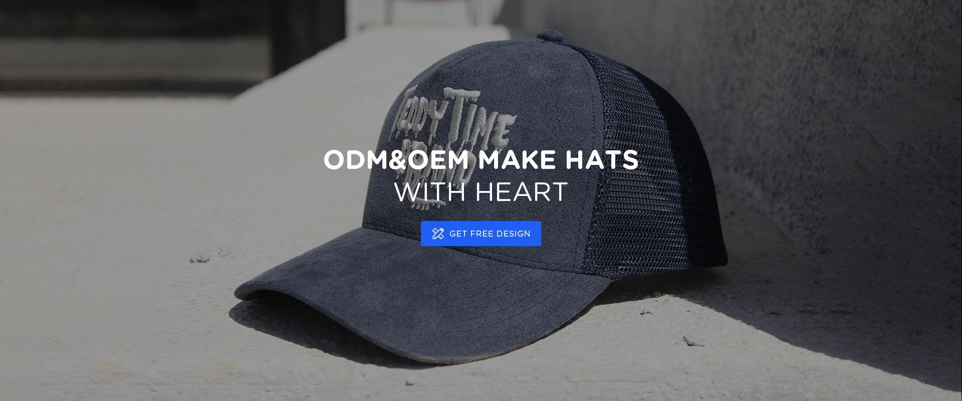 ODM&OEM MAKE HATS WITH HEART